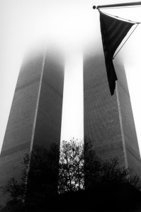 Foggy Twin Towers